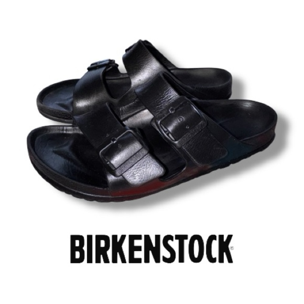 Birkenstock Black Arizona Buckle Sandals 38  Size US 7-7.5